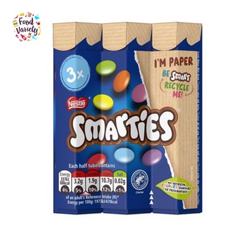 Nestle Smarties 3x34g เนสท์เล่ สมาร์ทตี้ 3x34g