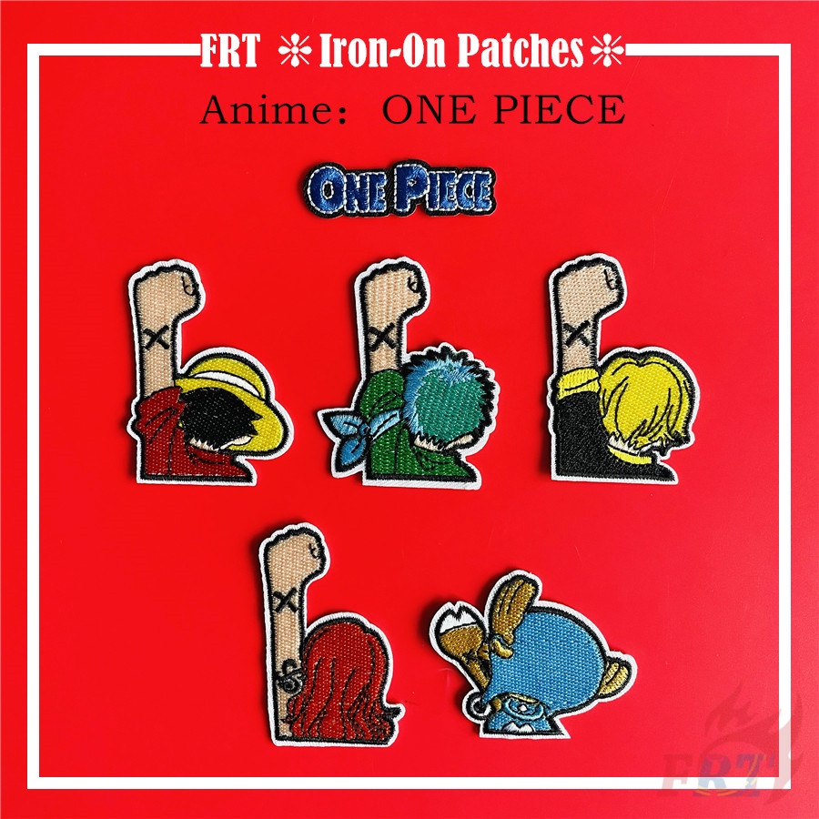 ☸ แพทช์รีด:one PIECE - ลูฟี่ / โซโล / ซันจิ / นามิ / ชอปเปอร์  ☸ 1 ชิ้น Diy เย็บบนเหล็กบนป้ายแพทช์