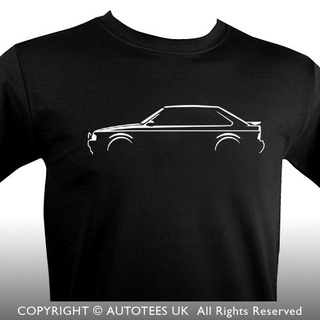 เสื้ Lyzh เสื้อยืดผ้าฝ้าย 100% พิมพ์ลายรถยนต์ America ESCORT RS TURBO XR3i MK 4 2022S-5XL