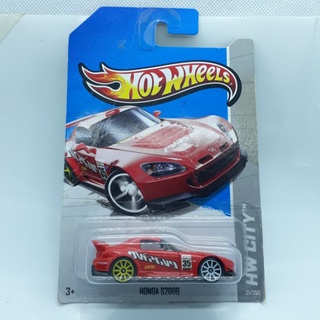 รถเหล็ก Hotwheels HONDA S2000 สีแดง แพคยับ (ib21)