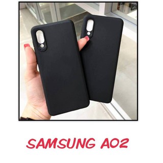 [ส่งจากประเทศไทย] เคสโทรศัพท์ซิลิโคนสีดำ Case Samsung Galaxy A02 สวยและบางมาก