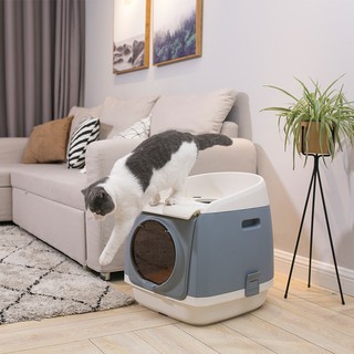 ห้องน้ำแมว Tomcat Pakeway รุ่นโดมอวกาศ size46*55*49cm ฟรีที่ตักทราย มีของพร้อมส่งค่ะ