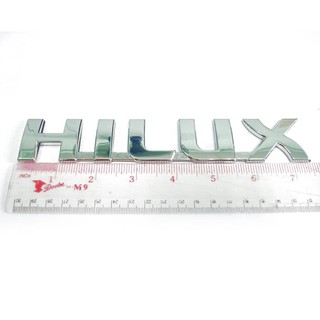 โลโก้ ISUZU HILUX โลโก้ ไฮลักซ์ 19 cm. x 3.5 cm. LOGO ISUZU HILUX อิซูซุ