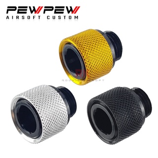 Pew Pew Aluminum Silencer Adapter M11 CW to M14 CCW - Type 1 For WE / AW / EMG / E&amp;C / หัวคอมพ์ Pew Pew