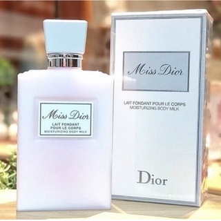 พร้อมส่ง Miss Dior MOISTURIZING BODY MILK ,Miss Dior Silky body mist