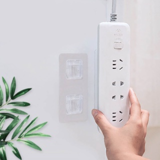 Multifunctional Home Kitchen Bathroom Wall-mounted Plug-in Snap Button Retainer Seamless Socket Rack Patch Hook