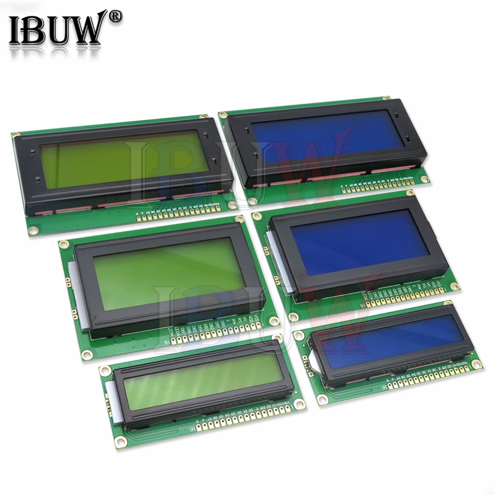 โมดูลหน้าจอ LCD1602 LCD1604 LCD2004 IIC I2C 1602 1604 2004 สําหรับ Arduino LCD UNO r3 mega2560 สีเขี