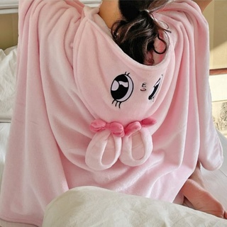 ( พร้อมส่ง ) Estherbunny Blanket ผ้าคลุมมีฮู้ด