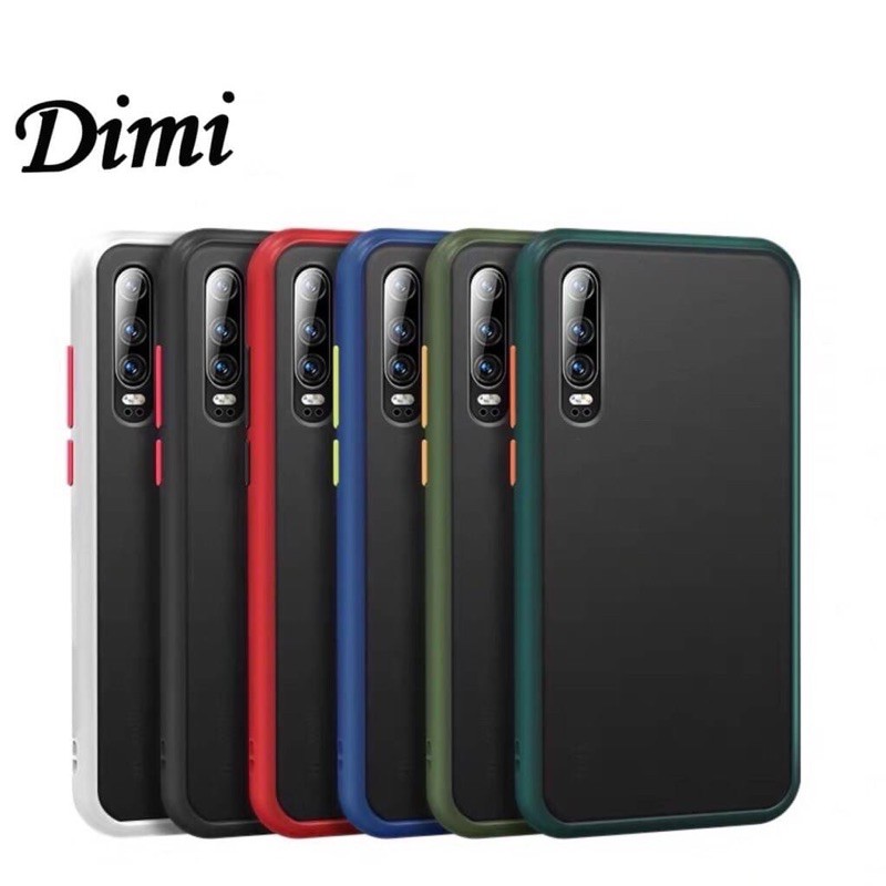 🇹🇭สินค้าพร้อมส่ง เคสขอบสีหลังขุ่นรุ่นoppoReno2/Reno2f/Reno4/Realme5/Realme6/y72019/y92019