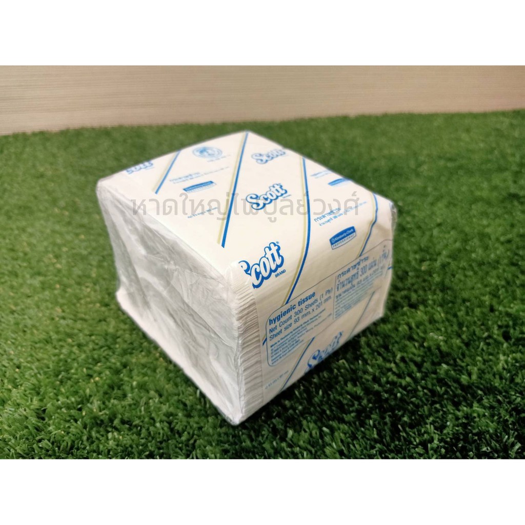 กระดาษชำระ ทิชชู่ แบบแผ่น Pop-Up SCOTT Hygienic Tissue  1 ลัง (100 ห่อ) 06404