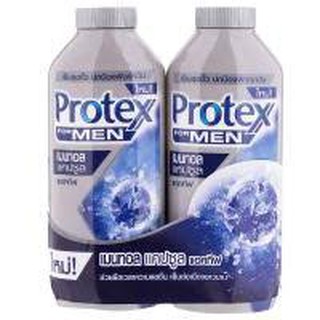 แป้งเย็น Protex  FOR MEN กลิ่น เมนทอล แคปซูล แอคทีฟ แพ็คคู่