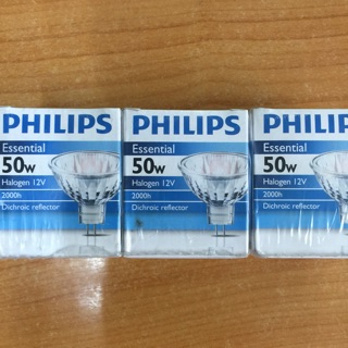 ❤️Philips หลอด MR16 20W 12V ต่อผ่านหม้อแปลง ขั้ว GU5.3