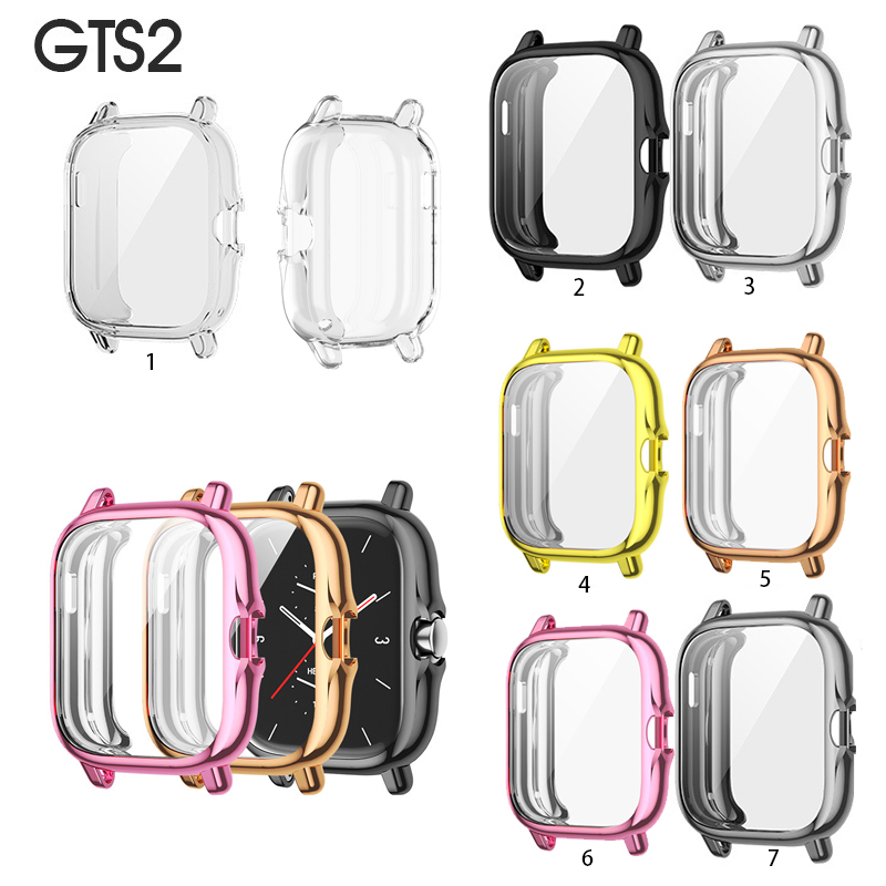 Amazfit GTS2 เคส TPU สําหรับ Huami Amazfit GTS 2 2e สมาร์ทวอท์ชป้องกันหน้าจอกรอบคลุมทั้งหมด