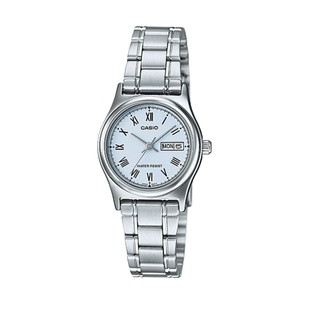 นาฬิกาCasio นาฬิกาข้อมือผู้หญิง สายสแตนเลส สีเงิน รุ่น LTP-V006D-2B ( Silver ) จากร้าน henghengwatch