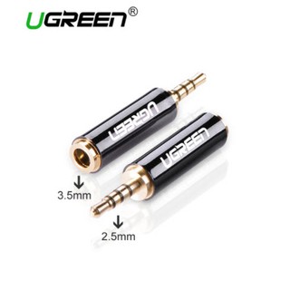 Ugreen(20501) 2.5mm Male to 3.5mm Female Stereo Audio Headphone Adapter Connector Converter For iPhone Mobile Phone