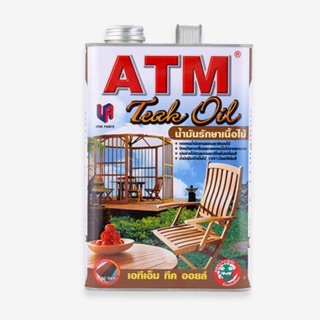 น้ำมันรักษาเนื้อไม้ เอทีเอ็ม  (ATM Teak Oil) ขนาด 3.5ลิตร