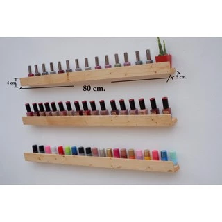 ชั้นวางสีเจล ชั้นวางของติดผนัง ชุดชั้นยาว 3 ชิ้น