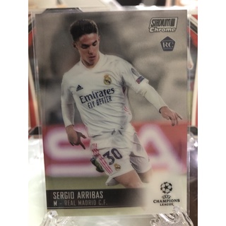 2020-21 Topps Stadium Club Chrome UEFA Champions League Soccer Cards Real Madrid