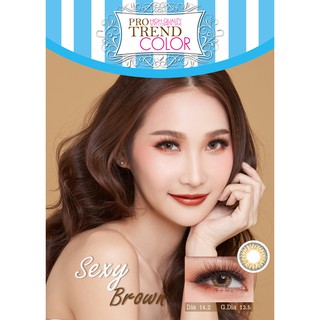 Protrend Color คอนแทคเลนส์ รุ่น Sexy Brown