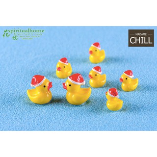 [MC156] ตุ๊กตุ่นจิ๋ว เป็ดสวมหมวกคริสต์มาส 🦆🎄 (ตัวละ 9, 12 บาท)