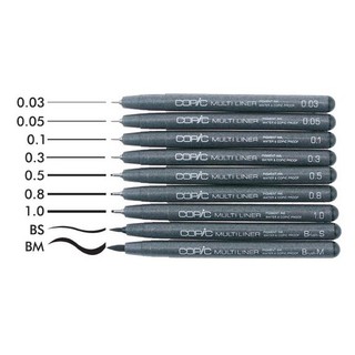 ปากกาตัดเส้น copic MultiLiner