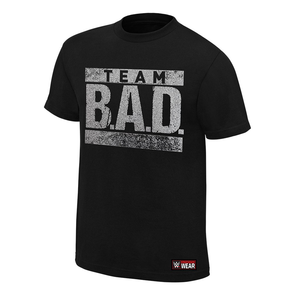 เสื้อยืดผ้าฝ้ายพิมพ์ลายขายดี Team B.A.D. WWE T-Shirt