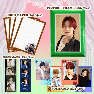 💚 NCT YUTA SET ✨ กรอบรูป/ที่คั่นหนังสือ/กระดาษเส้นกริด/รูปโพลาลอยด์