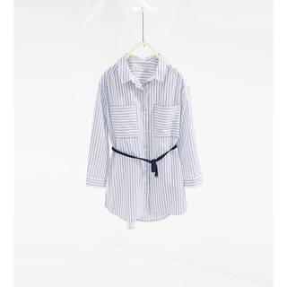 ZARA Girls belted shirt dress