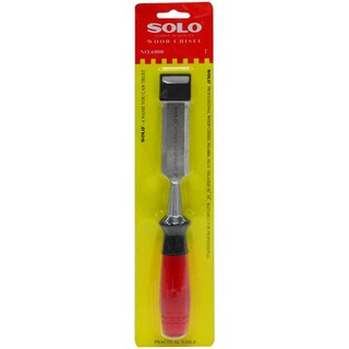 สิ่ว ด้ามพลาสติก SOLO No.6000-1 นิ้ว PLASTIC GRIP SOLO NO.6000-1" CHISEL 1"