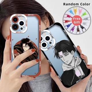 เคสซิลิโคนนิ่ม ลายอนิเมะ Attack on Titan สําหรับ iPhone 13 Pro Max 11 12 lphone SE 2022 7 8 Plus