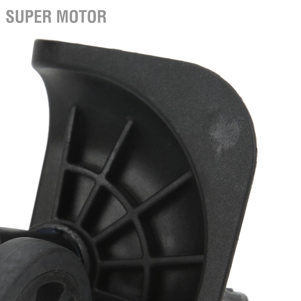 Super Motor 1 Pair Black Luggage Suitcase Caster Swivel Universal Wheel Nylon for Repair Replacement