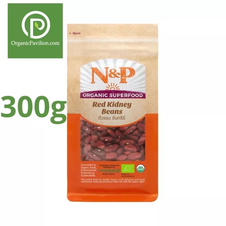 Natural & Premium N&P Organic ถั่วแดง ออร์แกนิค Organic Red Kidney Beans (300g)