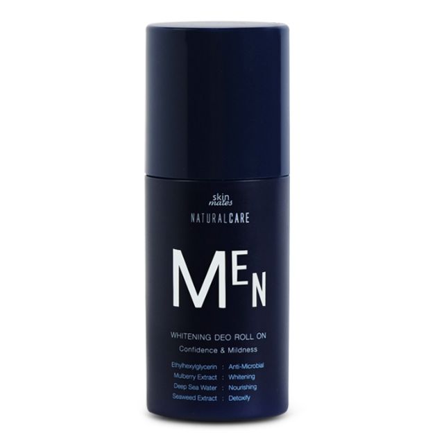 SK6006 โรลออนสำหรับผู้ชาย SKIN MATES NATURAL CARE FOR MEN WHITENING DEO ROLL ON 50 มล.