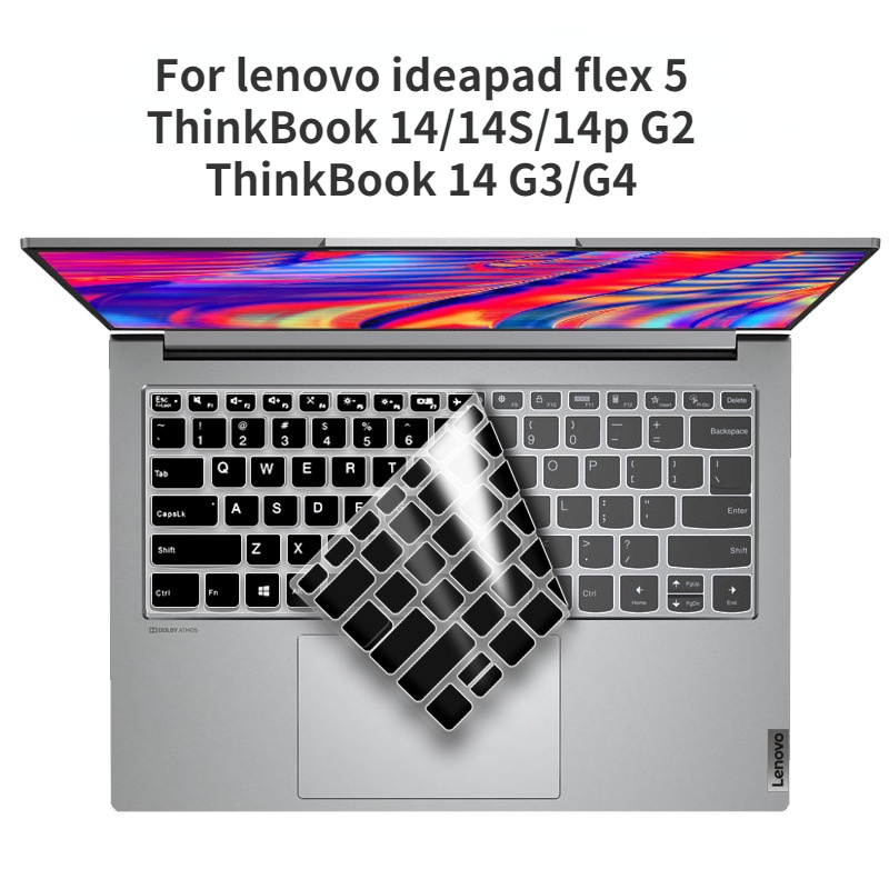 ฟิล์มสติกเกอร์ กันน้ํา สําหรับติดแป้นพิมพ์แล็ปท็อป Lenovo ThinkBook 14S G2 ITL ideapad flex 5 14 14 นิ้ว ThinkBook 14p G2 ThinkBook 14 G3 G4