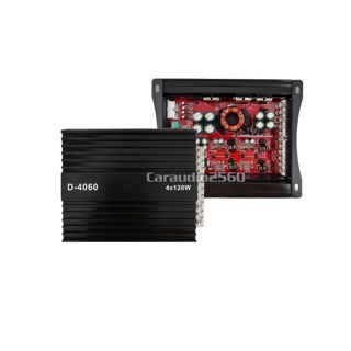 โปรโมชั่น : มาใหม่มเพาเวอร์แอมป์ NOLOGO Class-D 4Ch. รุ่น D-4060 กำลังขับ 4x120W ตัวเล็กเสียงดี