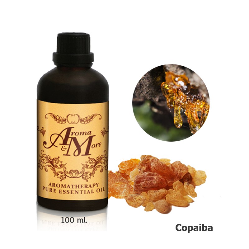 Aroma&More Copaiba Essential Oil 100% น้ำมันหอมระเหยโคไพบา 100% Brazil 100ML