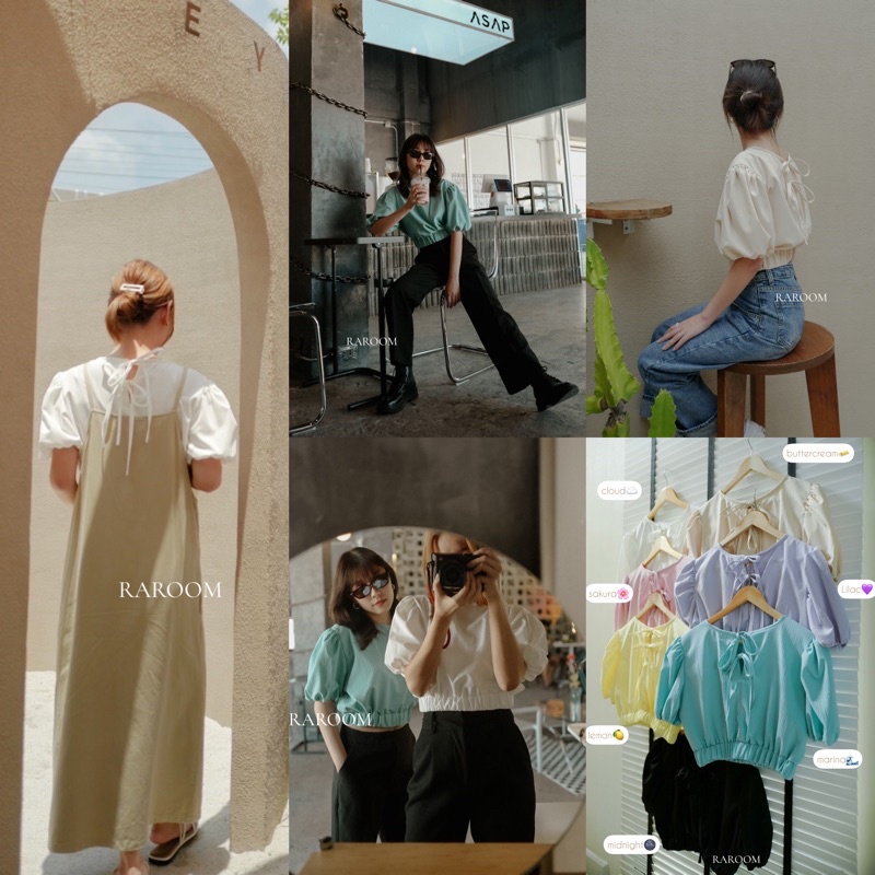 Clearance&Defect SALE🔥🔥เสื้อครอป ผ้าไม่ต้องรีด #everydaycroptop