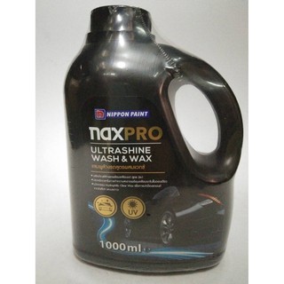 Naxpro Naxpro Ultrashine Wash &amp; Wax แชมพูล้างรถผสมแวกซ์ Nipon paint ขนาด 1000ml. ✨ราคาดี✨