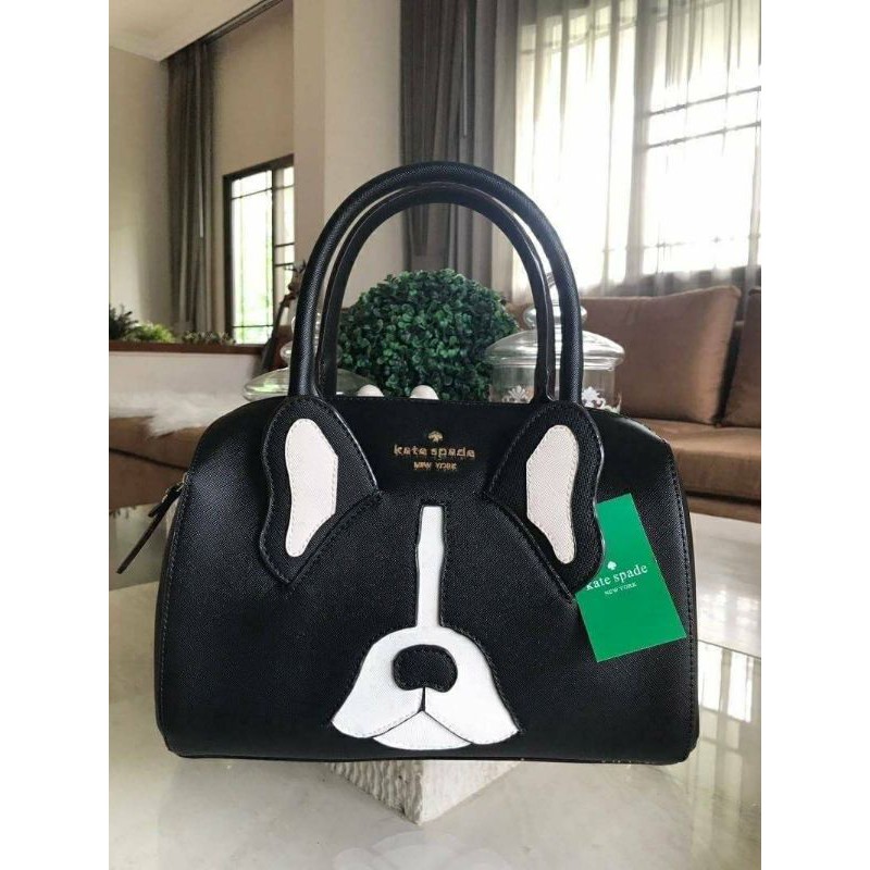 ReStock! Kate Spade Women's Factory Ma Cherie Antoine French Bulldog Satchel Bag