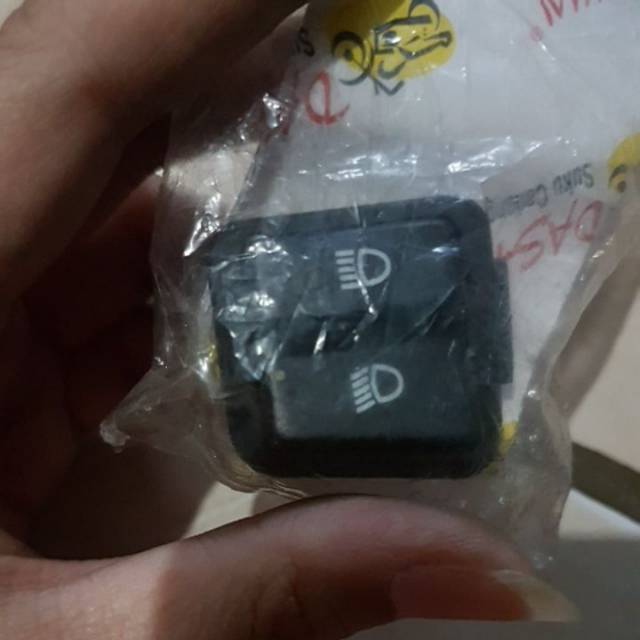 TOMBOL Switch Dimmer Knob Dim Button Dim Left Far Light On Off Dashun Honda Karisma X