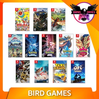Nintendo Switch : Pokemon Sword Shield Diamond Pearl Arceus , Taiko no Tatsujin , Maneater [รวมเกมส์ Pokemon]