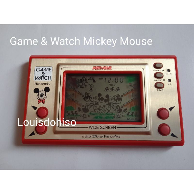 เกมส์กด มิกกี้เม้าส์รับไข่ Game & Watch Mickey เกมเก่า ของแท้มือสอง เกมกดมิกกี้เม้าส์ รับไข่  egg