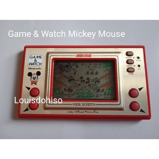 เกมส์กด มิกกี้เม้าส์รับไข่ Game &amp; Watch Mickey เกมเก่า ของแท้มือสอง เกมกดมิกกี้เม้าส์ รับไข่  egg