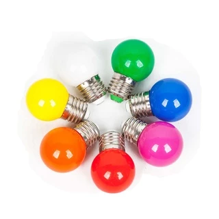 หลอดปิงปอง LED 3W ขั้วE27 มีให้เลือก 5สี สีแดง / สีเขียว /สีน้ำเงิน / สีเหลือง / สีวอร์มไวท์