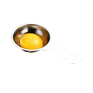 ที่กรองไข่ขาว(แบบสแตนเลส) ที่แยกไข่แดงไข่ขาว ช้อนแยกไข่ ช้อนแยกไข่แดง อุปกรณ์แยกไข่ขาวไข่แดง COOKINGRUN