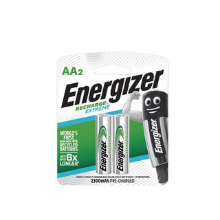 [ลดล้างสต็อค] Energizer ถ่านชาร์จรุ่น NH15U-RP2 ขนาด AA (1400mAh) ถ่านยี่ห่อ เอนเนอร์ไจเซอร์