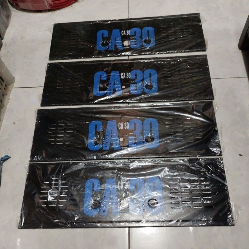 Ca30 แผงเพลทเครื่องขยายเสียง ca 30 ด้านหน้า ด้านหลัง แบบหนา สีดํา ราคาถูก