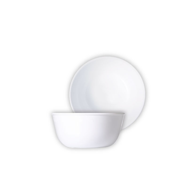 Corelle Just White ชามบะหมี่ 900 มล. ขนาด 6.4 นิ้ว (15.5 ซม.)จำนวน 2 ชิ้น / C-03-1033320-2