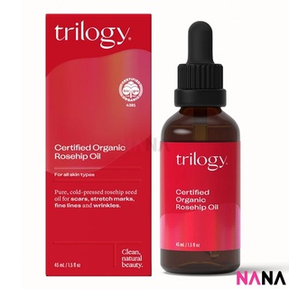 Trilogy Certified Organic Rosehip Oil 45ml/1.52oz น้ำมันบำรุงผิวโรสฮิป 45 มิลลิลิตร