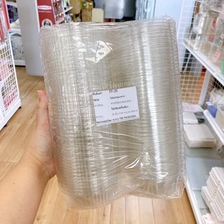 กล่อง กล่องใส P29 ff29 P-29 ff-29 ฝาพับ ล๊อคได้ ใส่ขันข้าว 8 ซม. กระทง 3219 3220 แพ๊ค 50 ใบ / ร้านพี่เจ๋งเบเกอรี่